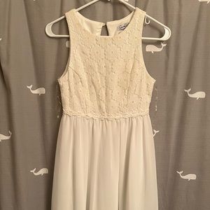 White Speechless dress